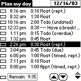 PlanMyDay - Move: ... is moved